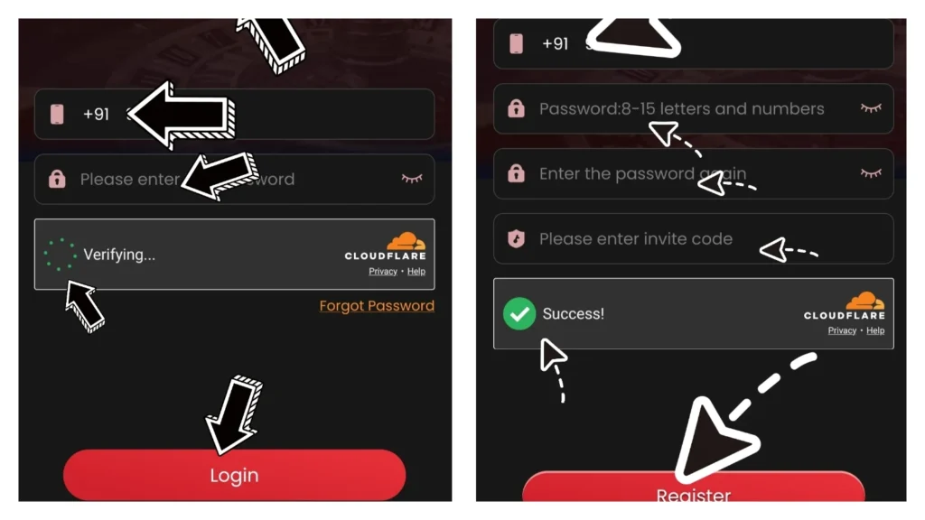 13L Game Login and Register